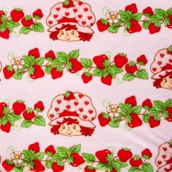 Official Strawberry Shortcake Throw Travel Blanket 40 in x 50 in Vintage Design - Picture 1 of 3